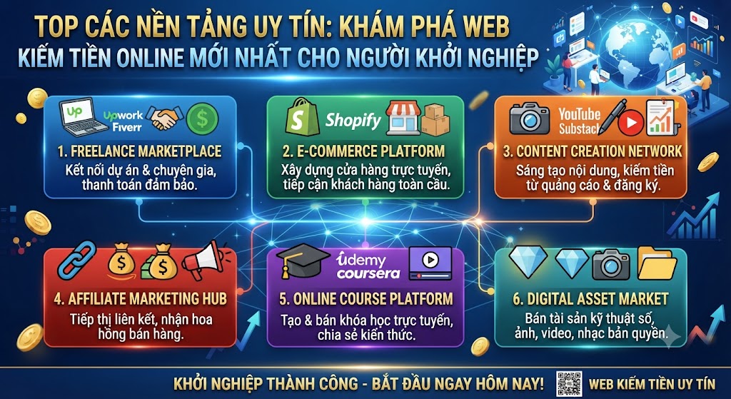 web kiếm tiền online mới nhất