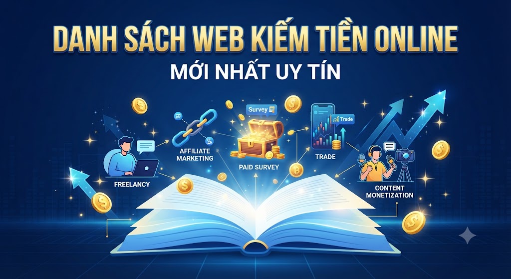 web kiếm tiền online mới nhất